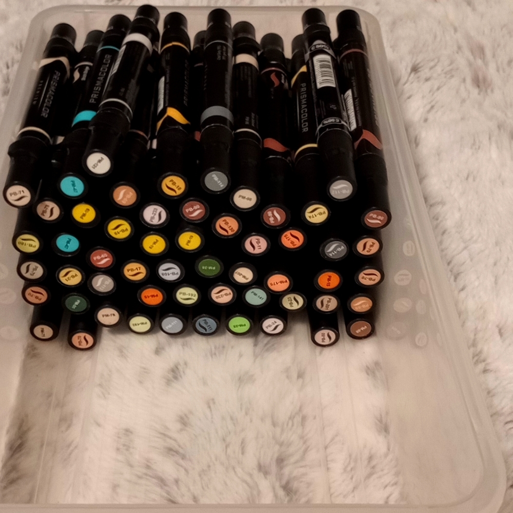 Prismacolor premiere double-ended chisel tip markers